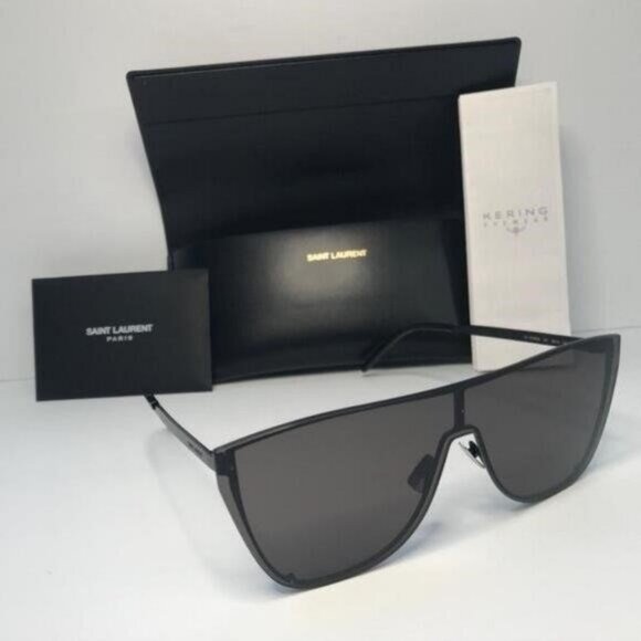 New Authentic SAINT LAURENTSL 1 Mask Sunglasses - Picture 5 of 11